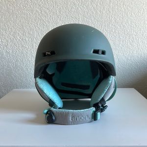 Women’s Anon Griffin Helmet - Spray Green & Gray Color